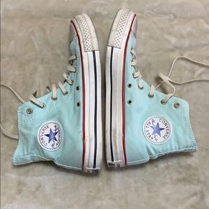 Vintage light blue colored Chucks